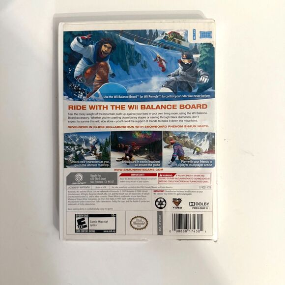 Shaun White Snowboarding‎ Road Trip Wii - Picture 2 of 4
